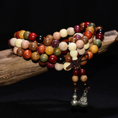 108 Tibetan Various Sandalwood Beads Bracelets - 6mm / 8mm-Your Soul Place